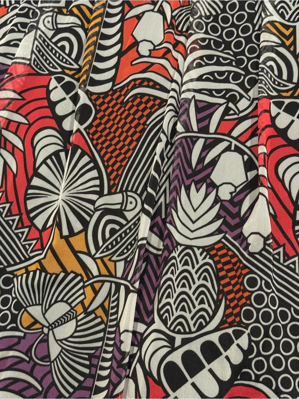 FARM Rio x Anthropologie Pleated Abstract Print Skirt Size XS